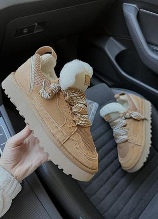 Уггі жіночі ugg lowmel коричневі 39 розмір 25 см натуральна шкіра та хутро