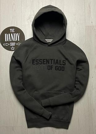 Мужская кофта, худи fear of god essentials, размер по факту l
