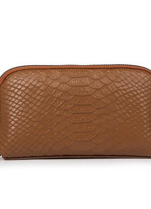 Podium косметичка кожа 60096 l-brown