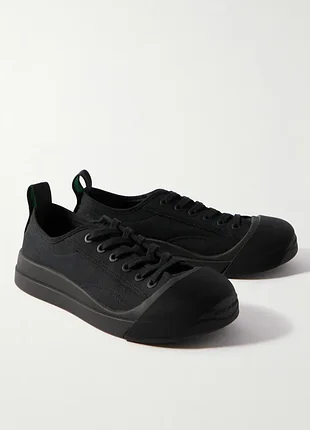 Кеди bottega veneta unisex black canvas vulcan
оригинал