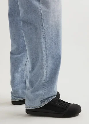 Кеди bottega veneta unisex black canvas vulcan
оригинал