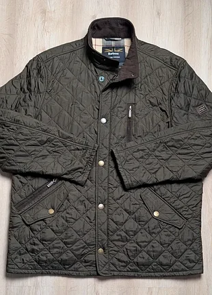 Стеганая куртка barbour × land rover otterdon масло xl