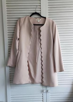 Жіночий блейзер h&m бежевий