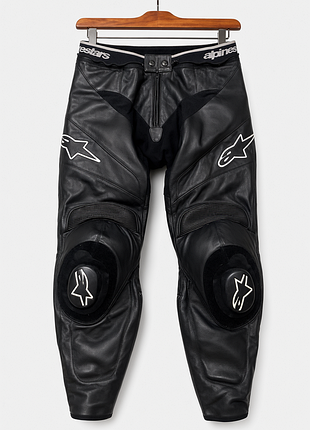 Кожаные мотоштаны alpinestars track (оригинал, размер 56 / xl-xxl)