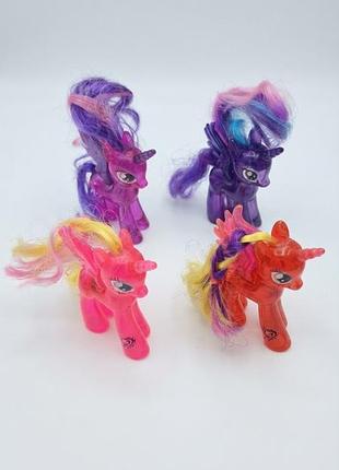 Іграшкові фігурки для дівчинки my little pony, набір, різнокольорові
