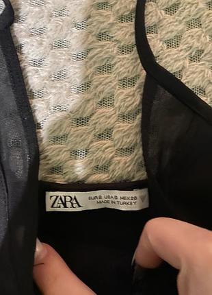Жіноче боді zara чорне, розмір s