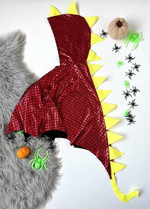 Карнавальна  накидка з капюшоном, костюм  дракона на halloween