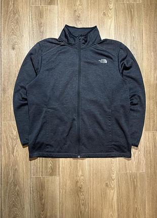 Зіп-кофта the north face, сіра, розмір xl