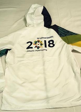 Vintage - 18th asian games jakarta-palembang 2018 - редкая лимитированная куртка-ветровка - азиатских игр 2018 г - s-м