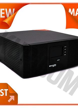 Гибридный инвертор brazzers премиум new brz-solar-800 800va 12v ибп для дома и бизнеса источник бесп 4k4u-14