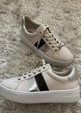 Лимитированные кроссовки, кеды michael kors, us 7,5m. оригинал 4