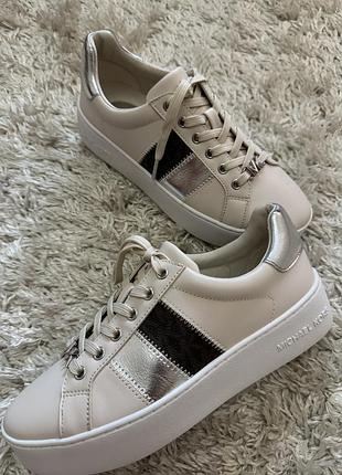 Лимитированные кроссовки, кеды michael kors, us 7,5m. оригинал 5