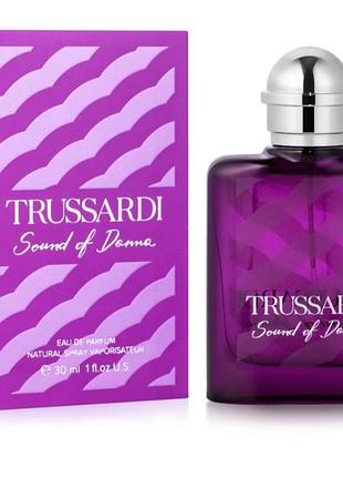 Жіноча парфумована вода trussardi sound of donna
30мл