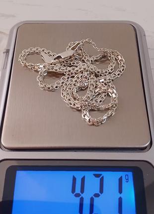 Цепочка серебряная серебро 925 проба 4