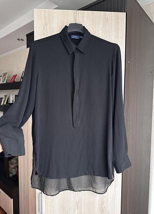 Шовкова блуза polo ralph lauren 100% шовк малбері