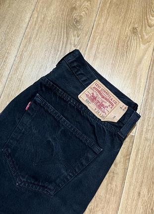 Джинси levi's 501 чорні, розмір 34/34