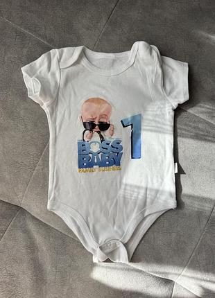 Боді на фотосесію 1 рік бейбі босс