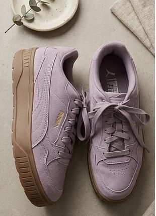 Шикарнючі замшеві кросівки puma як нові