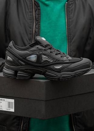 Мужские кроссовки adidas x raf simons ozweego black
