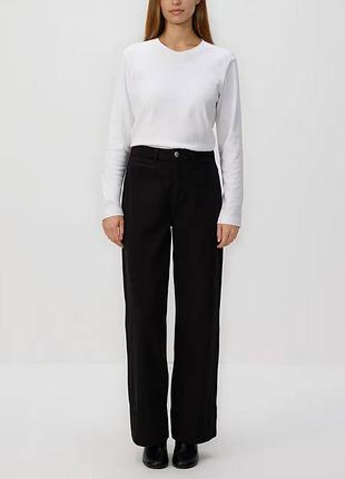 Джиеси rewerved wide leg