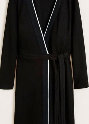 Чорна сукня на запах mango suit, розмір s (eur s / usa xs)