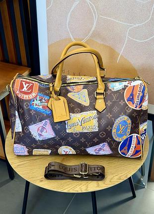 Дорожня сумка louis vuitton keepall bandoulière коричневий є