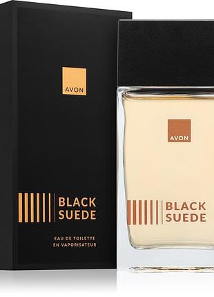 Туалетна вода avon black suede 100 мл для чоловіків