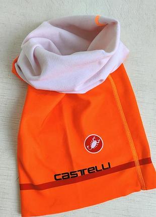 Castelli. велосипедний баф гейтер для шиї/ лижна бандана-труба бренда castelli