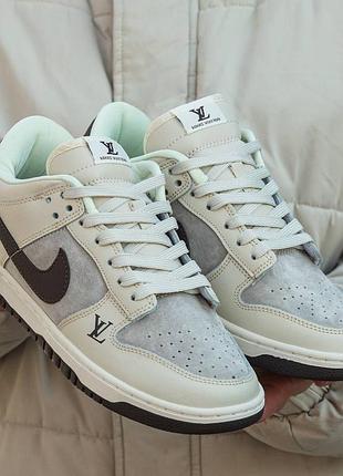 Кроссовки мужские nike sb dunk x louis vuitton