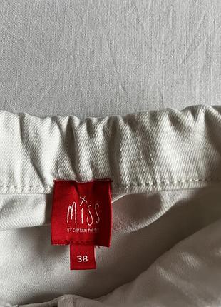 Біла джинсова куртка miss captain (38 / m) 6