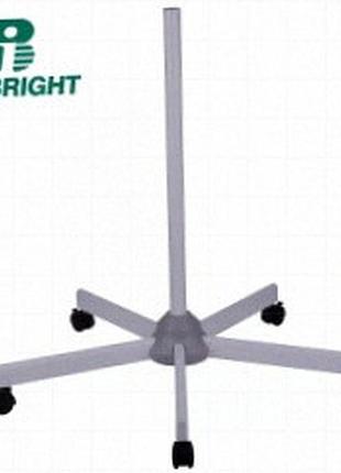 Intbright fs-2 чёрная напольная стойка с пятью спицами для ламп-иллюминаторов с колёсиками