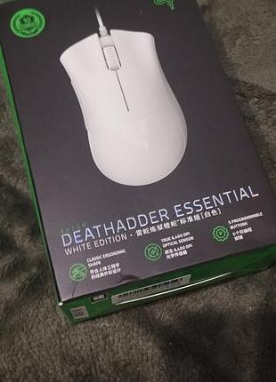 Ігрова мишка razer deathadder essential white edition