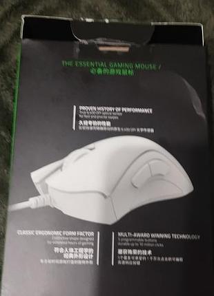 Ігрова мишка razer deathadder essential white edition 2