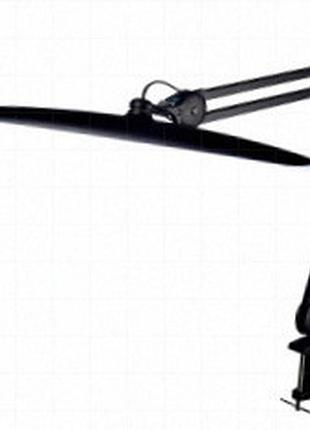 Настольная светодиодная лампа intbright 9501led-7 с зажимом, чёрная, 24 вт, 2200 лм, 4 уровня регулировки яркости