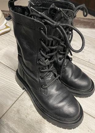 Шкіряне дитяче взуття  zara