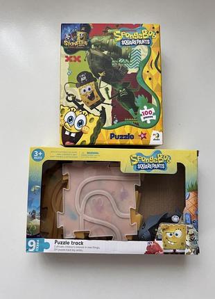 Ігровий набір для хлопчика spongebob squarepants трек-пазл