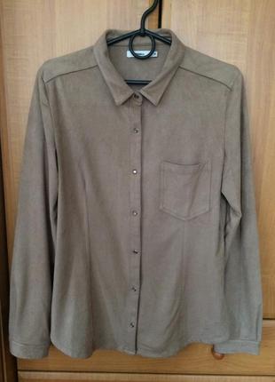 Сорочка фірмова штучна замша