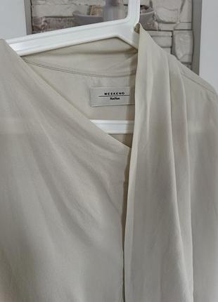 Блуза з шовку weekend max mara 4
