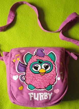 Сумка на плече для дівчаток furby рожева