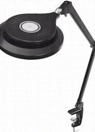 Настольная лампа intbright 9516led, чёрная, 30 вт, 320 светодиодов, регулировка cct, крепление на зажиме