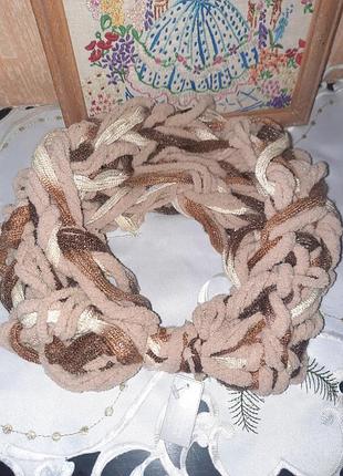 Дизайнерский снуд 4