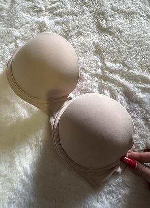 Бежевий бюстгальтер victoria’s secret 32c 💕
