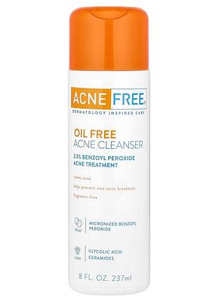 Гель для вмивання acnefree oil-free acne cleanser 237 мл