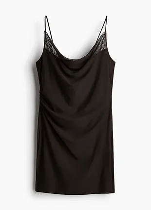 Коротка жіноча сукня h&m чорна розмір xs
