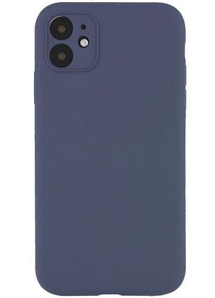 Чехол silk full camera protective (aa) no logo для apple iphone 12 (6.1") серый / lavender gray