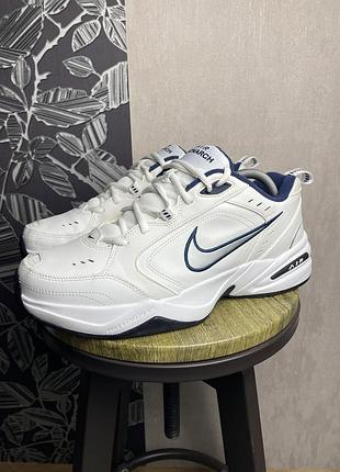 Мужские кожаные кроссовки nike air monarch, размер 45