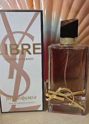 Парфумована вода yves saint laurent libre flowers & flames 90 мл для жінок