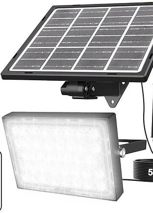Вуличний сонячний світильник meikee solar floodlights sl-fl05 настінний світильник із сонячною батареєю для вулиць
