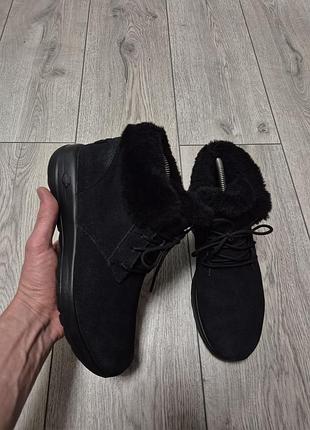 Женские замшевые ботинки skechers on the go,38 размер