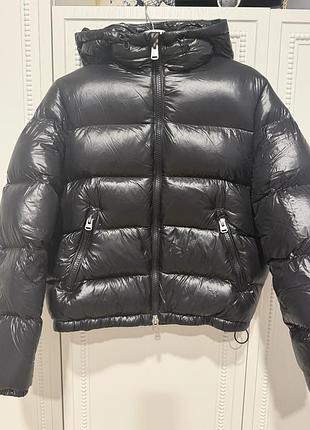Чоловічий/жіночий  пуховик zara чорний